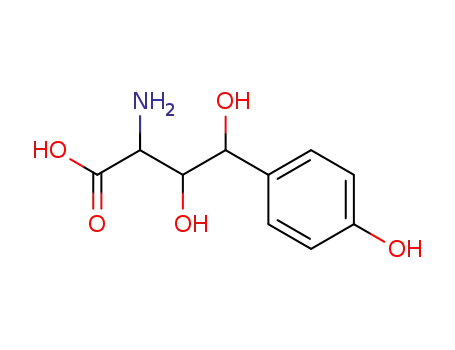 Molecular Structure of 61172-81-4 (4-hydroxy-4-(4-hydroxyphenyl)threonine)