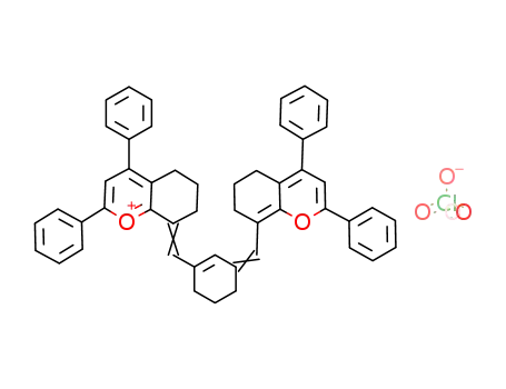 8-[(E)-[3-[(E)-(2,4-diphenyl-6,7-dihydro-5H-chromen-1-ium-8-ylidene)methyl]cyclohex-2-en-1-ylidene]methyl]-2,4-diphenyl-6,7-dihydro-5H-chromene;perchlorate