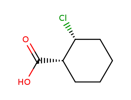 Molecular Structure of 5469-30-7 ((1S,2S)-2-chlorocyclohexane-1-carboxylic acid)
