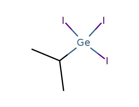 Molecular Structure of 21342-26-7 (Triiodo(isopropyl)germane)