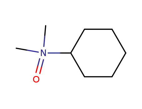 Molecular Structure of 17576-75-9 (Cyclohexanamine, N,N-dimethyl-, N-oxide)
