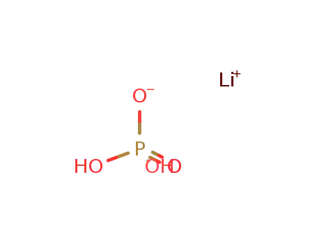 Molecular Structure of 13453-80-0 (Lithium dihydrogen phosphate)