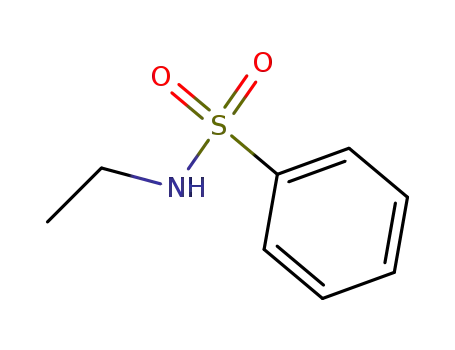 Molecular Structure of 5339-67-3 (N-ETHYLBENZSULFAMIDE)