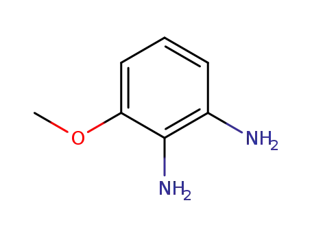 Molecular Structure of 37466-89-0 (3-METHOXY-BENZENE-1,2-DIAMINE)