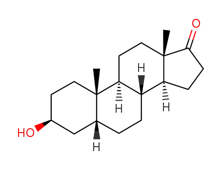 Molecular Structure of 571-31-3 (5BETA-ANDROSTAN-3BETA-OL-17-ONE)