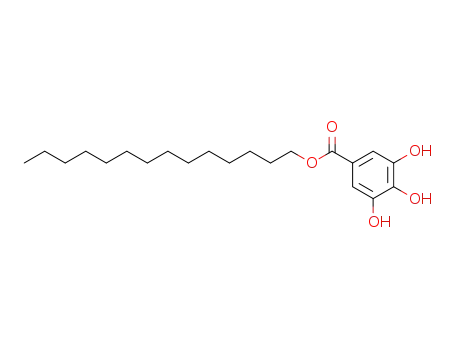 Molecular Structure of 18244-73-0 (MYRISTYL GALLATE)