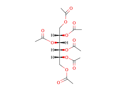 Molecular Structure of 7208-47-1 (SORBITOL HEXAACETATE)