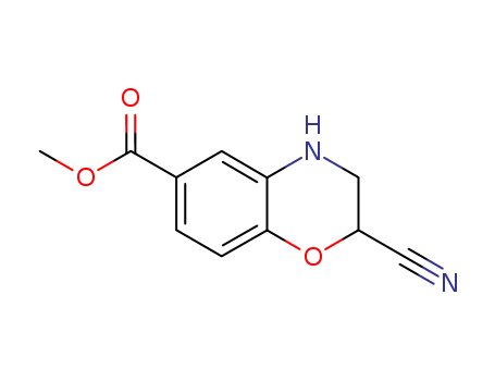 2H-1,4-Benzoxazine-6-carboxylicacid, 2-cyano-3,4-dihydro-, methyl ester