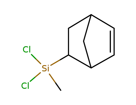 Molecular Structure of 18245-94-8 (5-(BICYCLOHEPTENYL)METHYLDICHLOROSILANE)