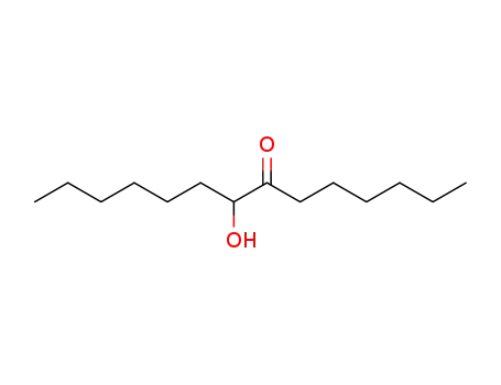 Molecular Structure of 18229-17-9 (8-hydroxytetradecan-7-one)