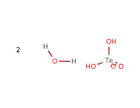 13451-14-4,TELLURIC ACID,TELLURATE HYDROGEN;TELLURIC ACID;Telluric acid (99.5%-Te);Telluricacidwhitepowder;hydrogen tellurate;Telluric acid dihydrate, 99+%