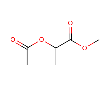 Molecular Structure of 6284-75-9 (methyl 2-acetyloxypropanoate)