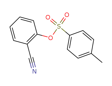 Molecular Structure of 36800-94-9 (Benzonitrile, 2-[[(4-methylphenyl)sulfonyl]oxy]-)