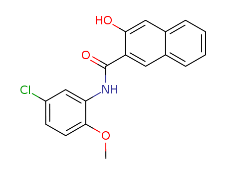 2-Naphthalenecarboxamide,N-(5-chloro-2-methoxyphenyl)-3-hydroxy-(137-52-0)