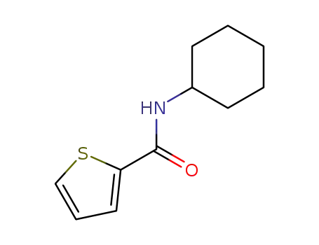 Molecular Structure of 10354-42-4 (2-Thiophenecarboxamide,N-cyclohexyl-)