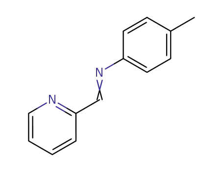 Molecular Structure of 7471-13-8 (4-methyl-N-[(E)-pyridin-2-ylmethylidene]aniline)