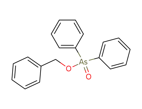 Arsinic acid, diphenyl-, phenylmethyl ester