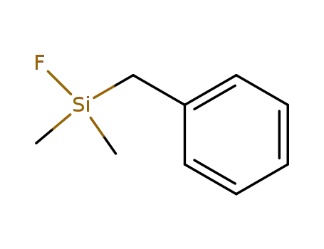 Molecular Structure of 1842-25-7 (Silane, fluorodimethyl(phenylmethyl)-)