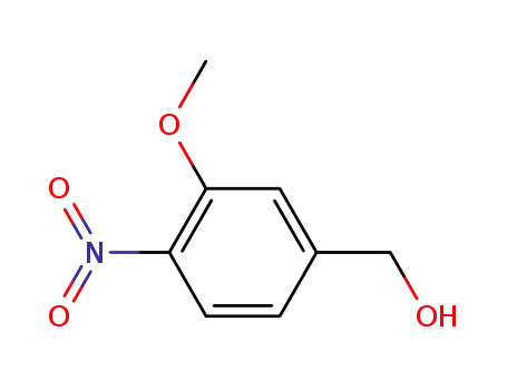 Molecular Structure of 80866-88-2 (3-METHOXY-4-NITROBENZYL ALCOHOL)