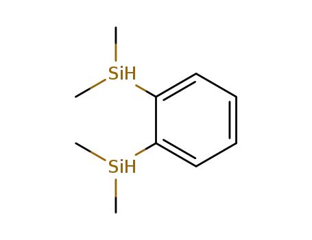Molecular Structure of 17985-72-7 (1,2-Bis(dimethylsilyl)benzene)