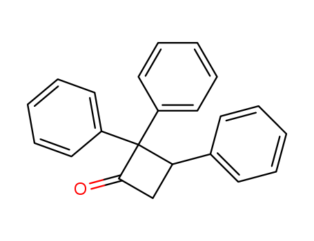 4173-52-8,2,2,3-triphenylcyclobutanone,