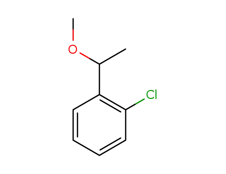 Molecular Structure of 20001-46-1 (1-chloro-2-(1-methoxyethyl)benzene)