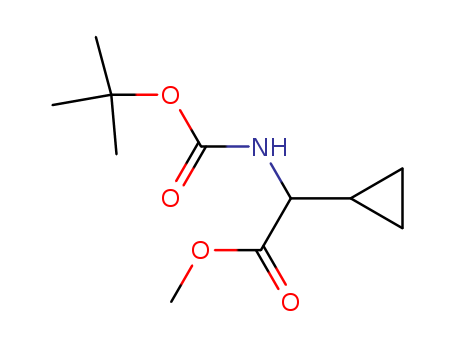 methyl-2-(tertbutoxycarbonylamino)-2-cyclopropylacetate