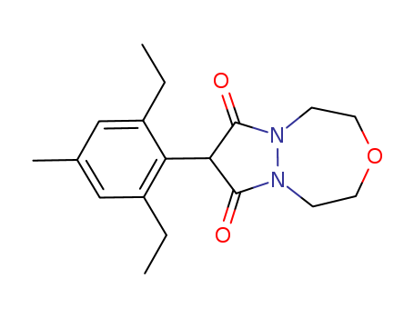 7H-Pyrazolo[1,2-d][1,4,5]oxadiazepine-7,9(8H)-dione, 8-(2,6-diethyl-4-methylphenyl)tetrahydro-