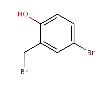 Molecular Structure of 5532-69-4 (4-bromo-2-(hydroxymethyl)phenol)