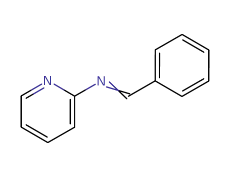 Molecular Structure of 1883-96-1 (N-[(E)-phenylmethylidene]pyridin-2-amine)