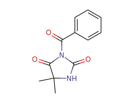 Molecular Structure of 1886-18-6 (3-benzoyl-5,5-dimethylimidazolidine-2,4-dione)