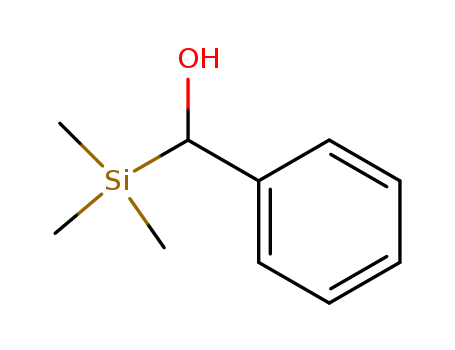 Molecular Structure of 17876-95-8 (Benzenemethanol, a-(trimethylsilyl)-)