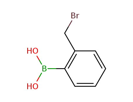 Molecular Structure of 91983-14-1 (2-Bromomethylphenylboronic acid)