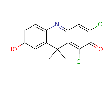 2(9H)-Acridinone,1,3-dichloro-7-hydroxy-9,9-dimethyl-