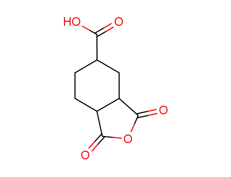 Molecular Structure of 53611-01-1 (Hydrogenated trimellitic anhydride)