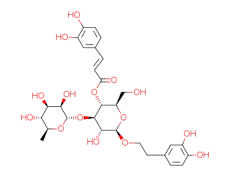 Molecular Structure of 61276-17-3 (Verbascoside)