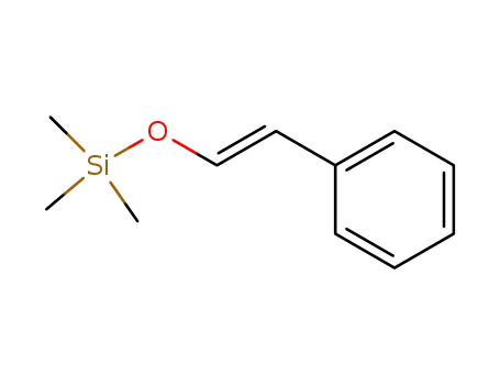 Molecular Structure of 35449-05-9 (Silane, trimethyl[[(1E)-2-phenylethenyl]oxy]-)