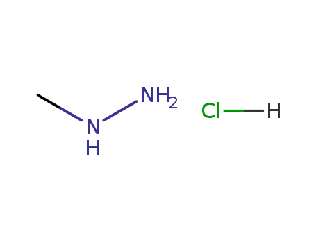 Molecular Structure of 7339-53-9 (Methylhydrazinehydrochloride)