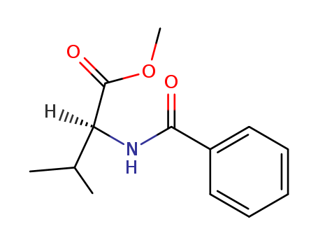 Molecular Structure of 10512-91-1 (L-Valine, N-benzoyl-, methyl ester)
