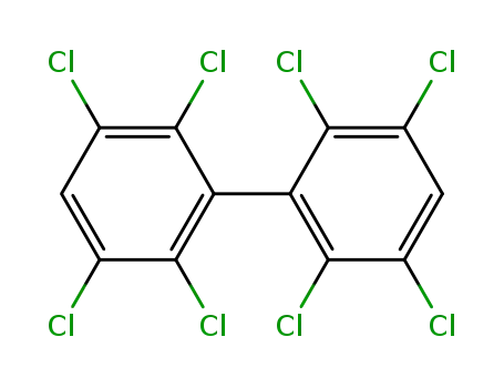 Molecular Structure of 2136-99-4 (2,2',3,3',5,5',6,6'-OCTACHLOROBIPHENYL)