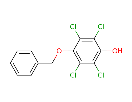 Molecular Structure of 17811-54-0 (Phenol, 2,3,5,6-tetrachloro-4-(phenylmethoxy)-)