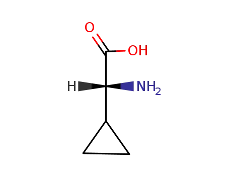 Molecular Structure of 49607-01-4 (D-Cyclopropylglycine)
