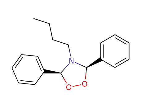 Molecular Structure of 87964-46-3 (1,2,4-Dioxazolidine, 4-butyl-3,5-diphenyl-, cis-)