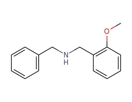 Molecular Structure of 69875-89-4 (BENZYL-(2-METHOXY-BENZYL)-AMINE)