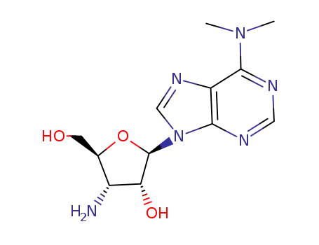 Molecular Structure of 58-60-6 (PUROMYCIN AMINONUCLEOSIDE)