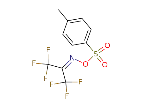 Molecular Structure of 38436-37-2 (2-Propanone, 1,1,1,3,3,3-hexafluoro-,
O-[(4-methylphenyl)sulfonyl]oxime)