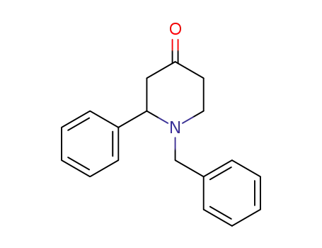 Molecular Structure of 167705-56-8 (2-Phenyl-1-(phenylmethyl)-4-piperidinone)
