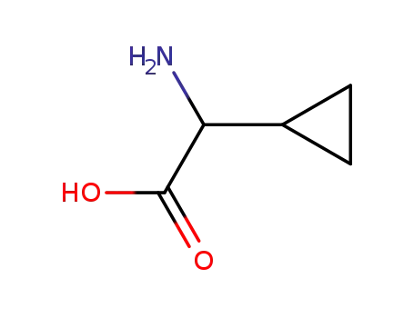 Molecular Structure of 15785-26-9 (Amino-cyclopropyl-acetic acid)