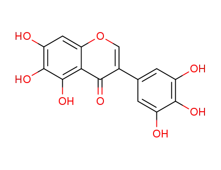 Molecular Structure of 4935-93-7 (5,6,7-trihydroxy-3-(3,4,5-trihydroxyphenyl)-4H-chromen-4-one)