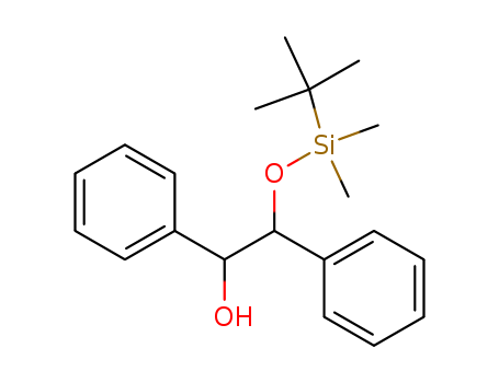 Molecular Structure of 132161-98-9 (Benzeneethanol, b-[[(1,1-dimethylethyl)dimethylsilyl]oxy]-a-phenyl-)